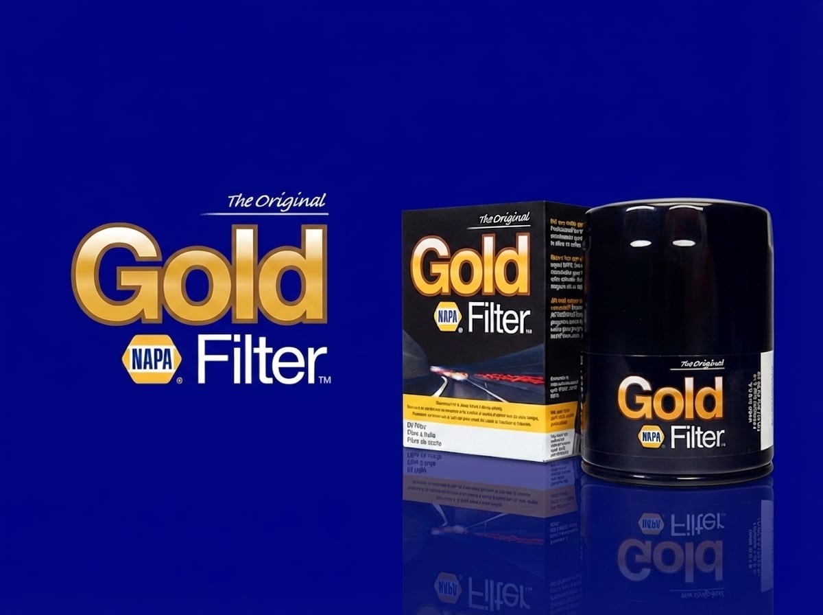 NAPA Gold oil filter being installed - professional grade filtration
